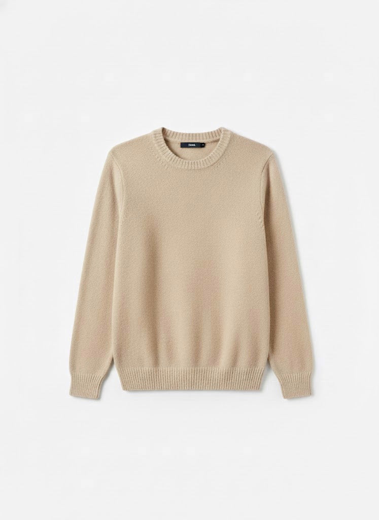 Beige Boss Pullover