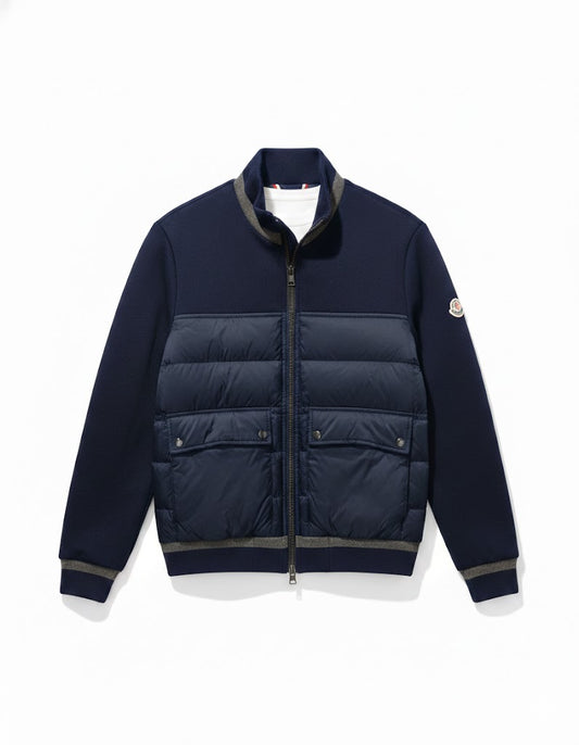 Navy Moncler jacket
