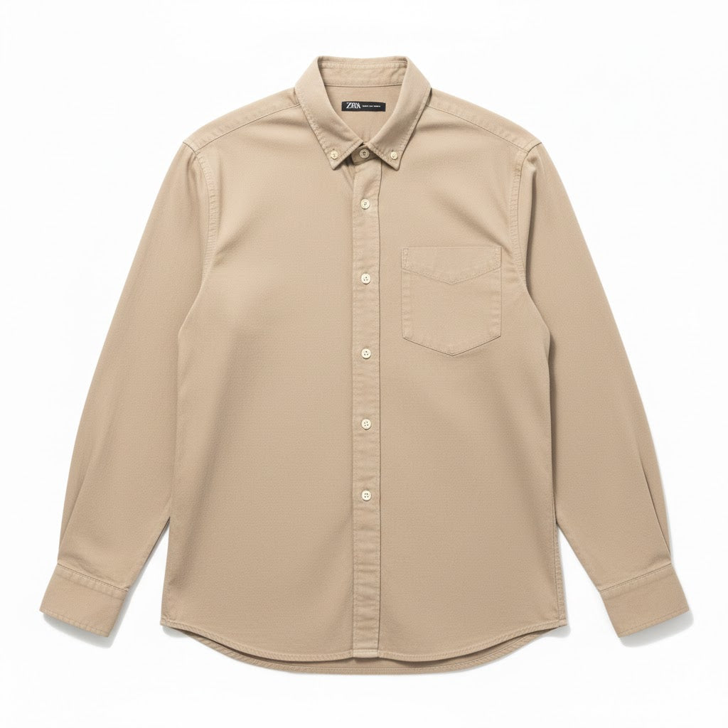 Beige Zara shirt