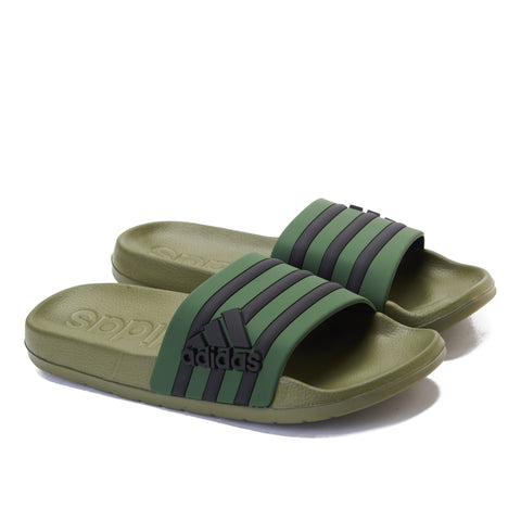 Dark Green Adidas Slipper