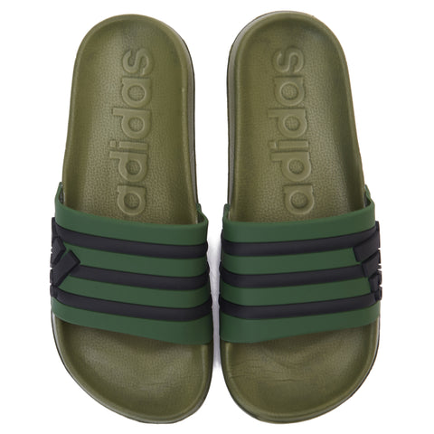 Dark Green Adidas Slipper