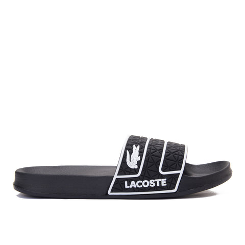 Black Lacoste Slipper