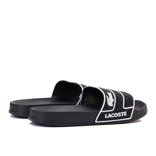 Black Lacoste Slipper