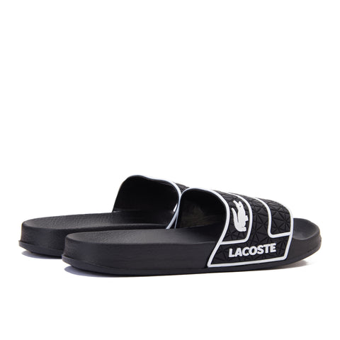 Black Lacoste Slipper