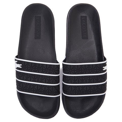 Black Lacoste Slipper