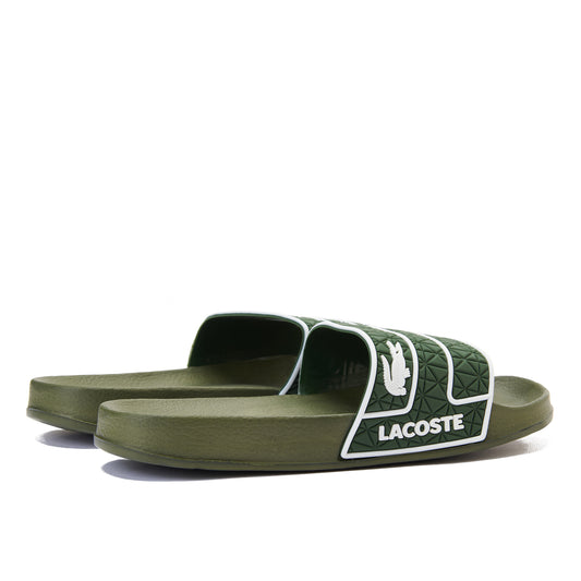 Dark Green Lacoste Slipper