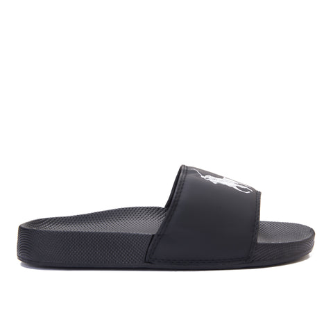 Black and White Polo Slipper