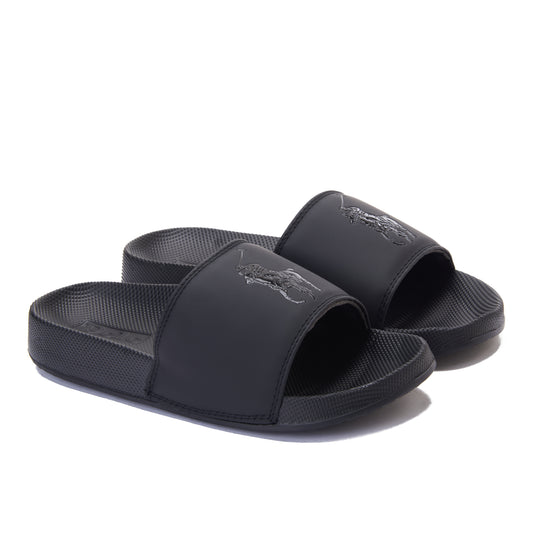 Black Polo Slipper