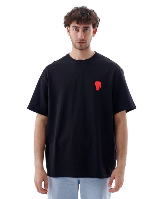 Black Karl Cotton T-shirt
