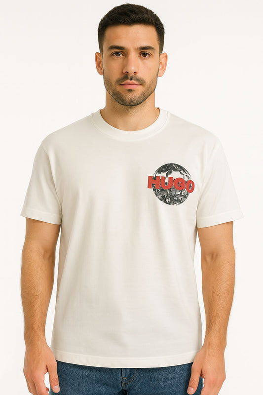 White Hugo T-shirt