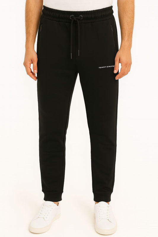 Black Tommy Sweat Pant