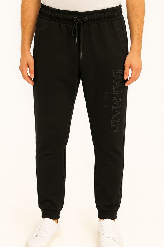 Black Balmain Sweat Pant