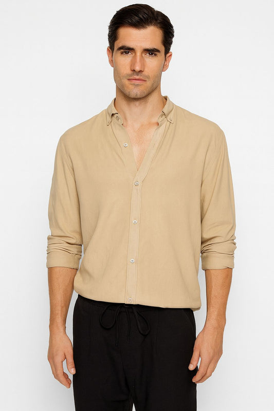 Beige  Massimo Dutti Shirt