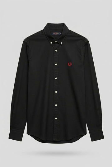 Black Fred Perry Shirt