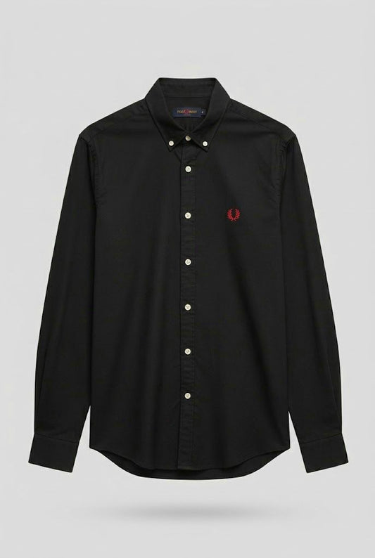 Black Fred Perry Shirt