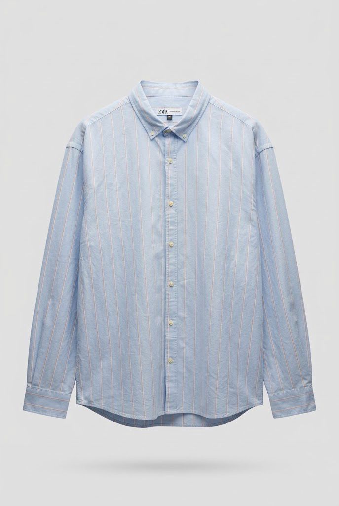 Baby Blue Zara Shirt