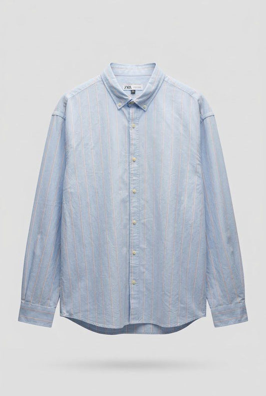 Baby Blue Zara Shirt