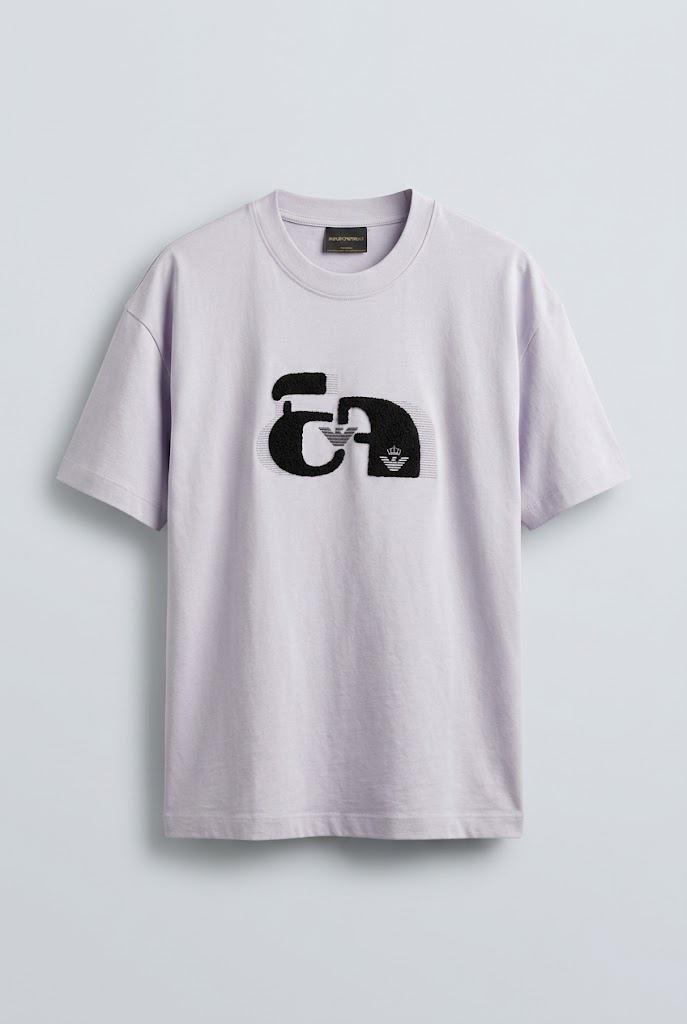 Light purple Armani T-shirt