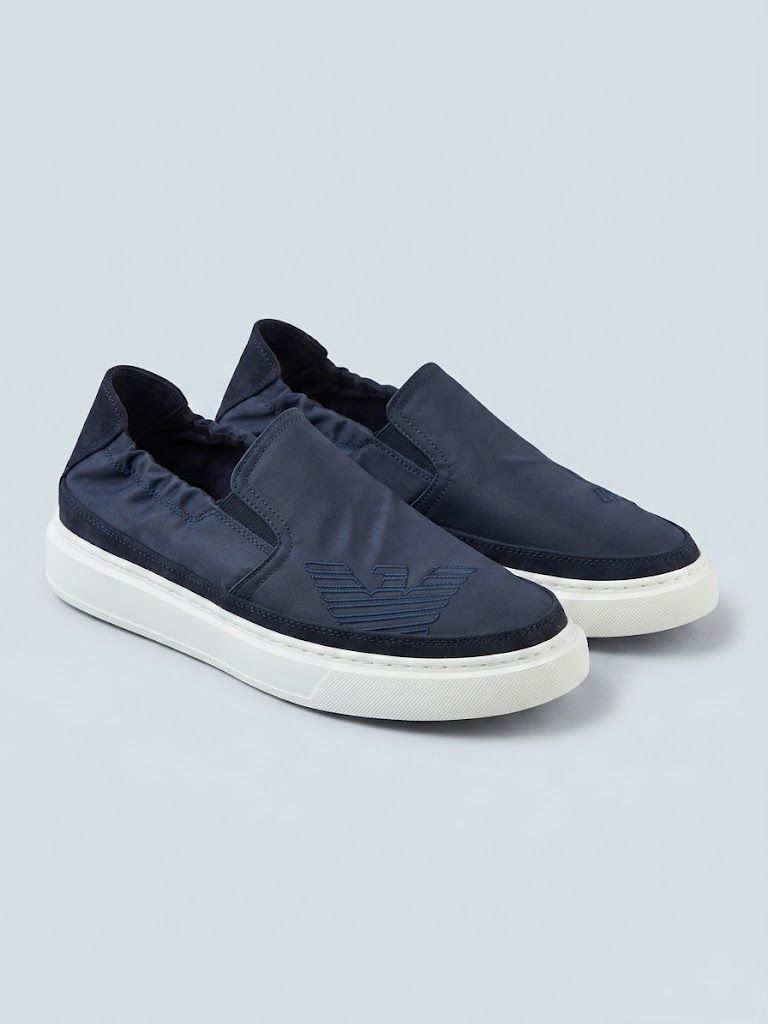 Dark Blue Armani Shoes
