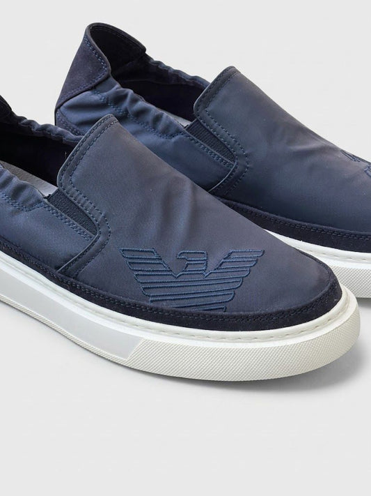 Dark Blue Armani Shoes