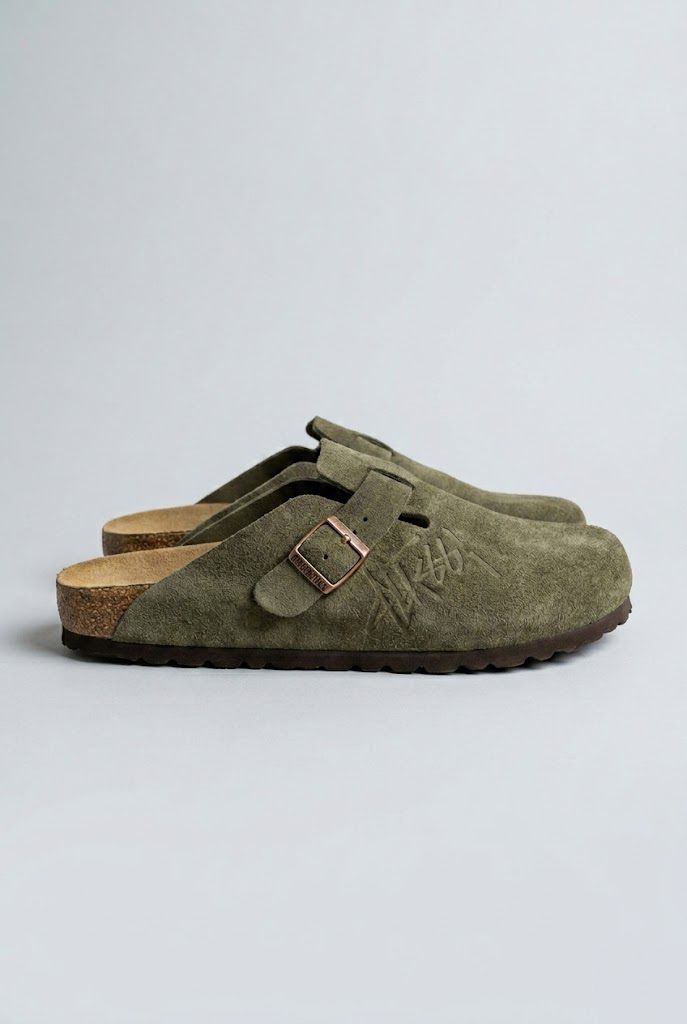 Olive Birkenstock Clogs