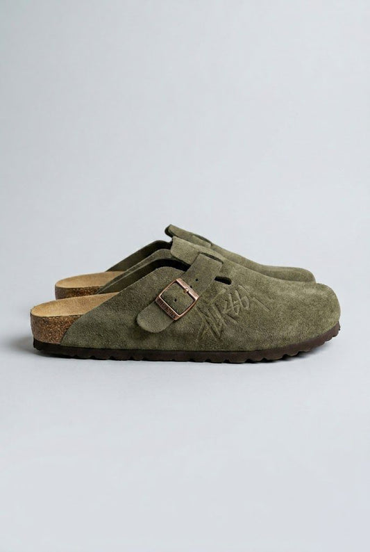 Olive Birkenstock Clogs