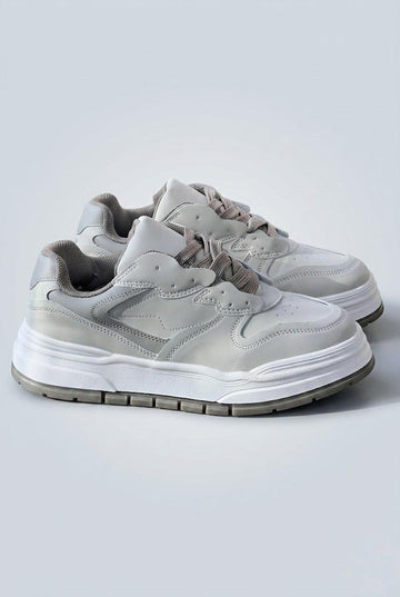 Gray Bershka shoes