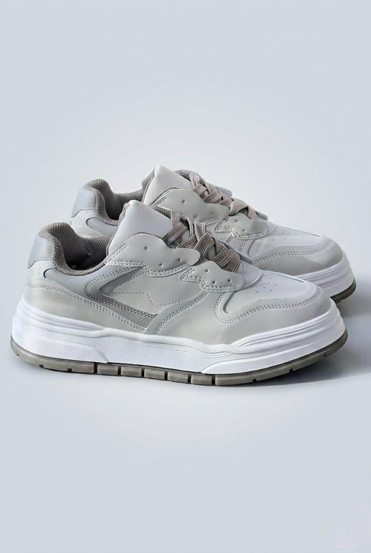 Gray Bershka shoes