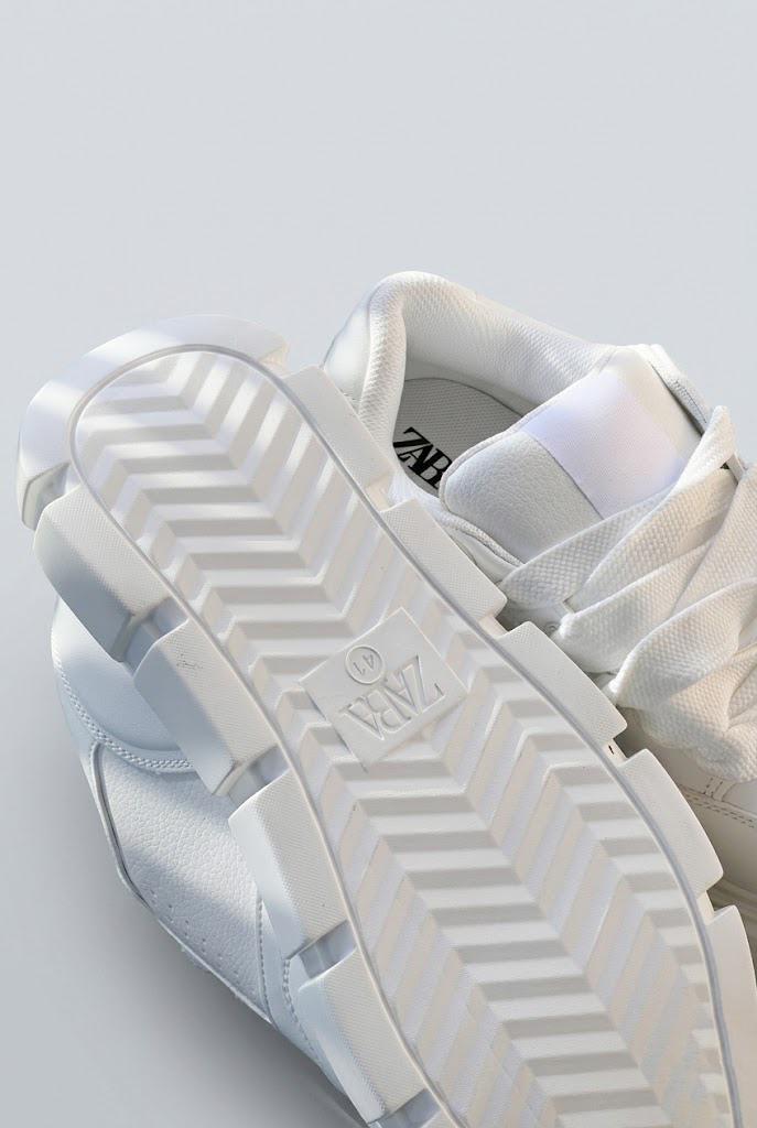 White Zara shoes