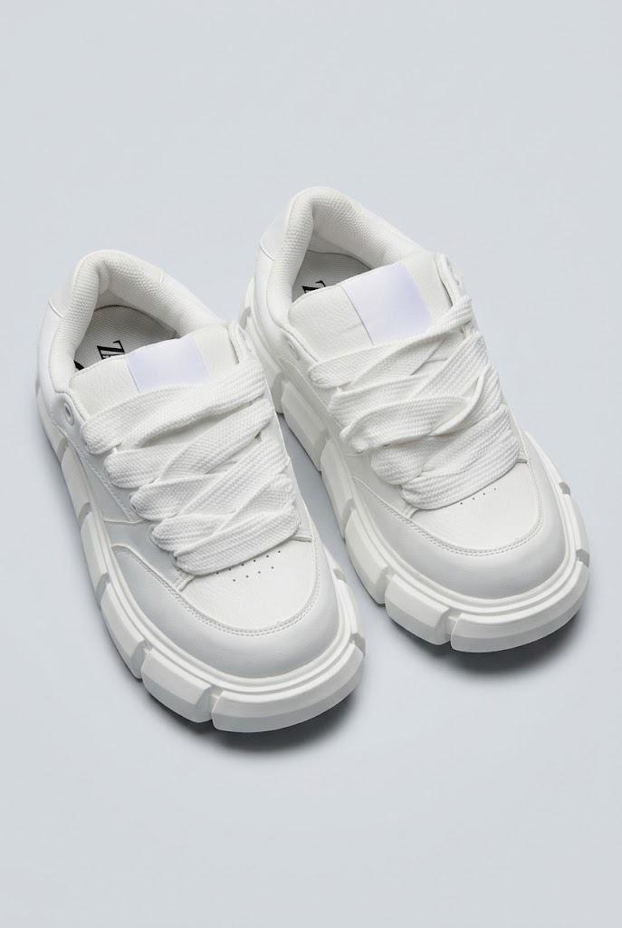 White Zara shoes