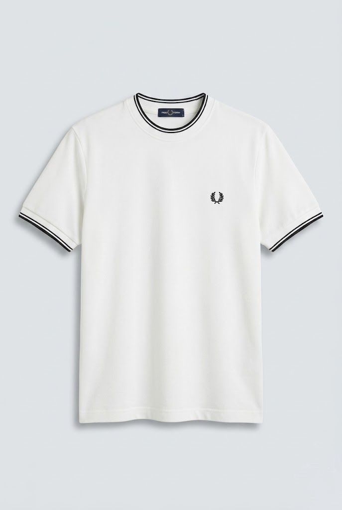White Fred Perry T-shirt