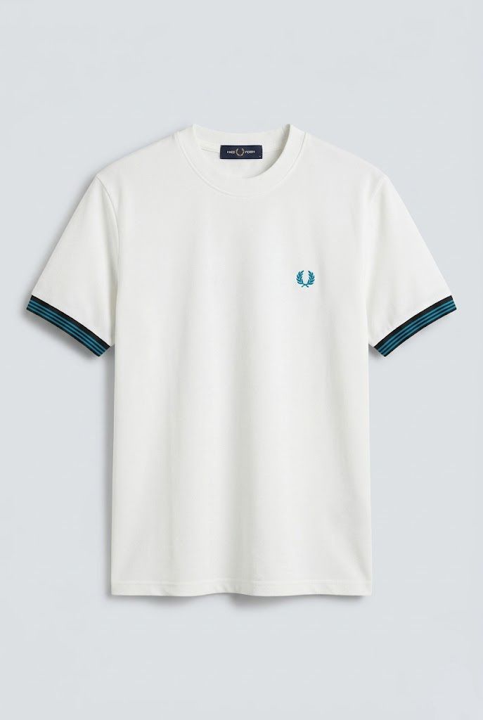 White Fred Perry T-shirt