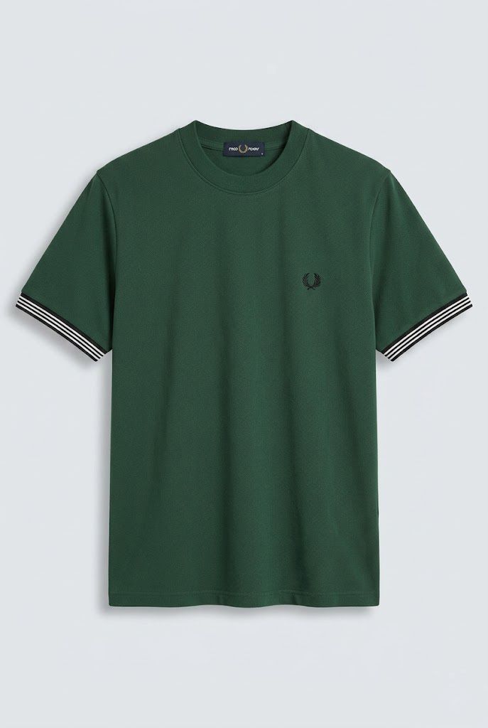 Drak Green Fred Perry T-shirt