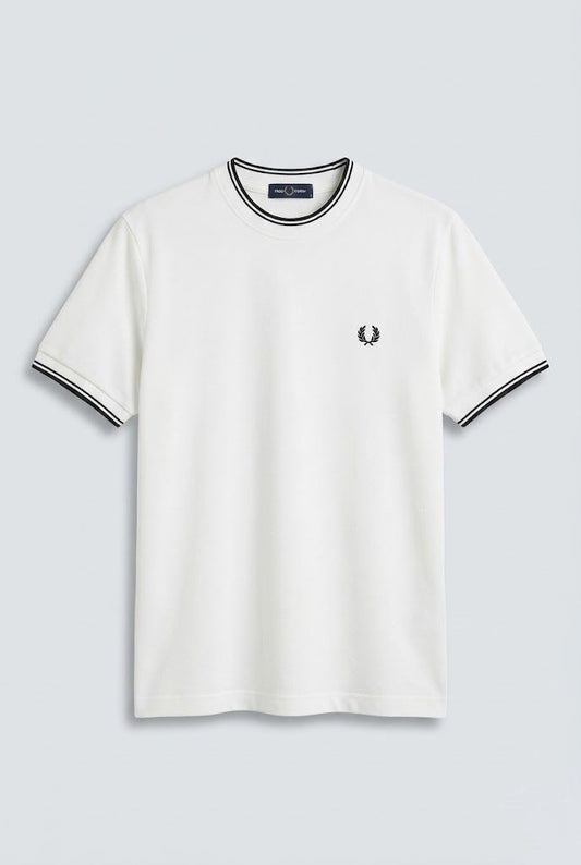 White Fred Perry T-shirt