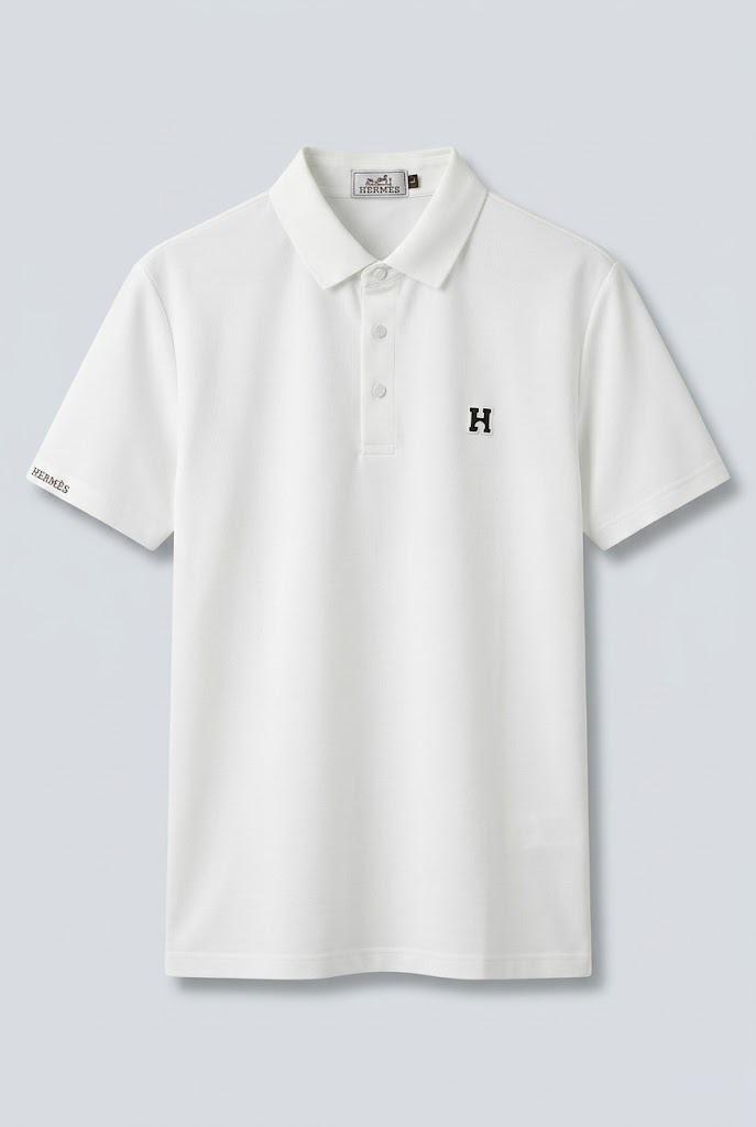 Whiet Hermes T-shirt