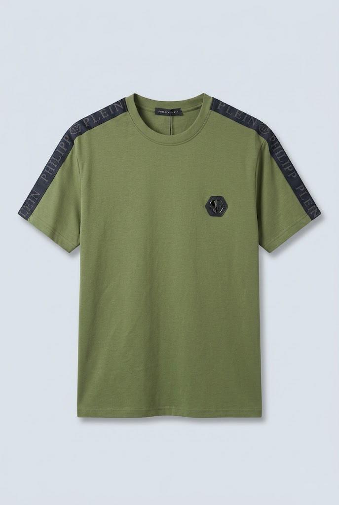 Dark Green Philllipp Plein T-shirt