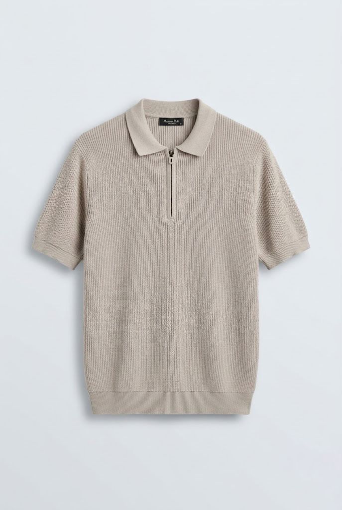 Beige MassimoDutti T-shirt