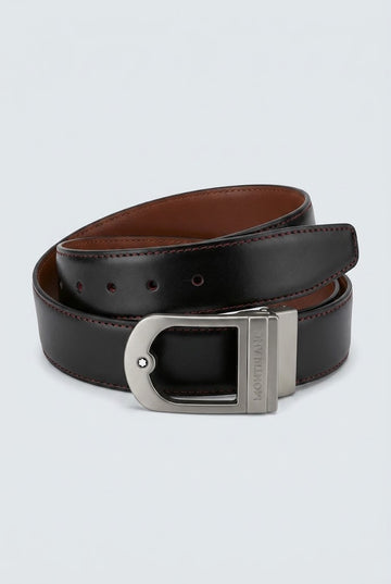 Black Montblanc Belt