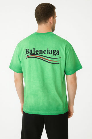Green Balenciaga T_Shirt