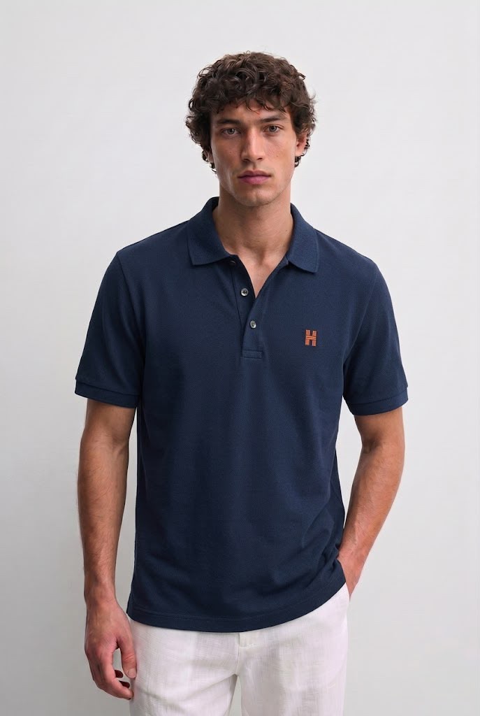 Navy Hermes T-shirt