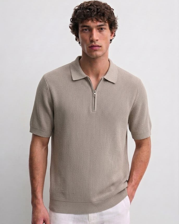 Beige Massimo Dutti T-shirt