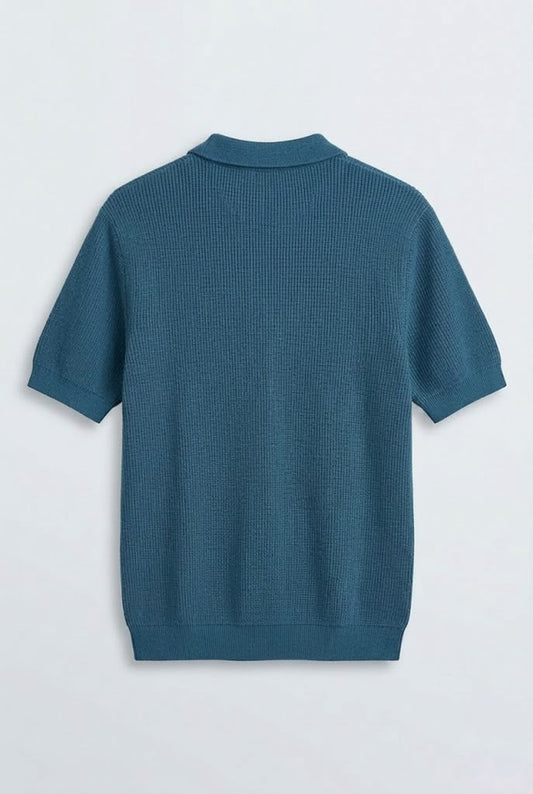 Petrol Blue Massimo Dutti T-shirt