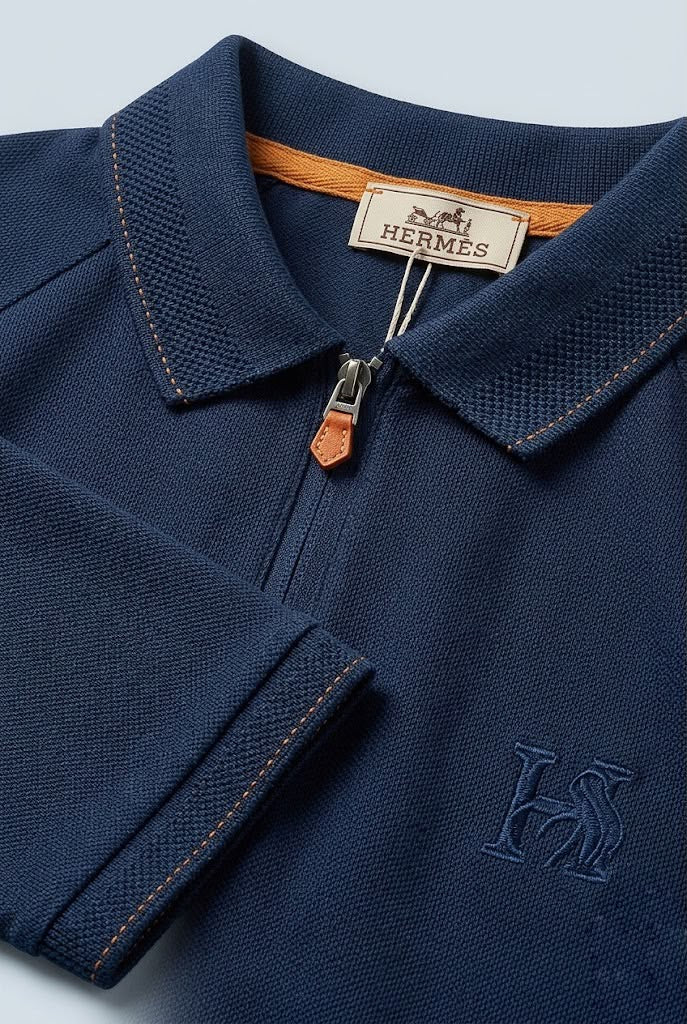 Dark Blue Hermes T-shirt