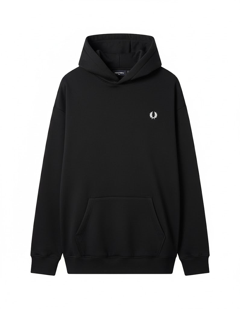 Black Fred Perry Hoodie