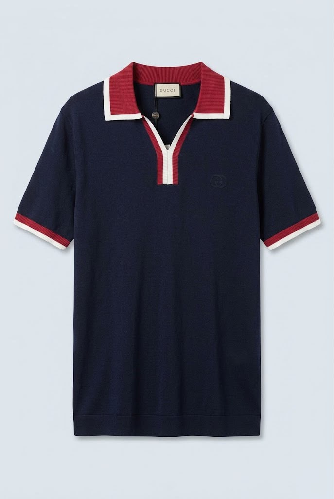 Navy Gucci T-shirt