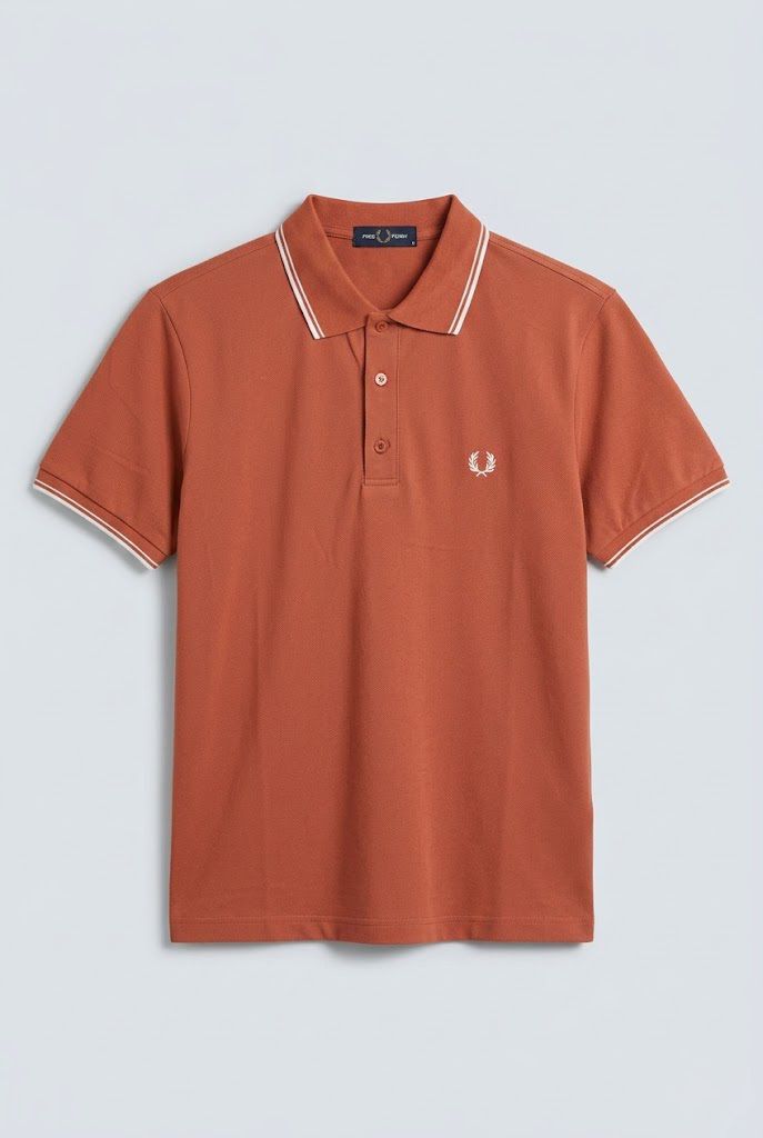 Caramel Fred Perry T-shirt