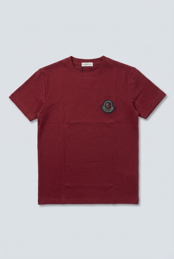 Dark Red Moncler T-shirt