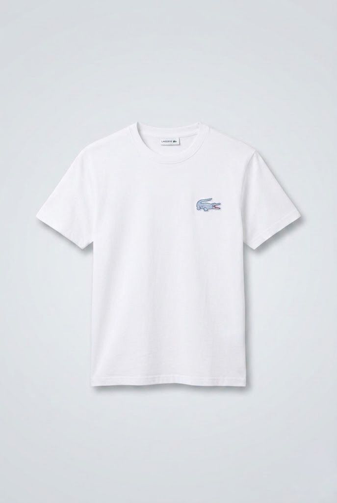 White Lacoste T-shirt