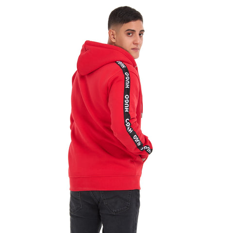 Red Hugo Boss Cotton Hoodie