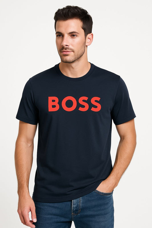 Dark Blue Boss T_Shirt